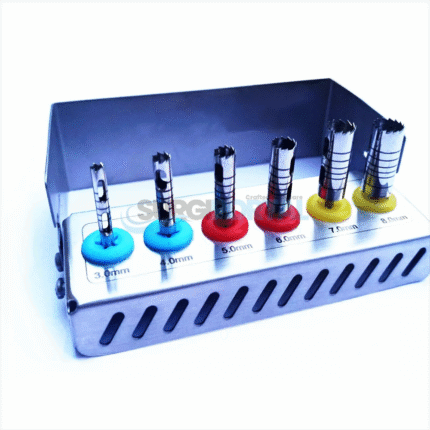 6pcs Long Trephine Kit