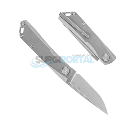 Titanium Handle Crescent Knife