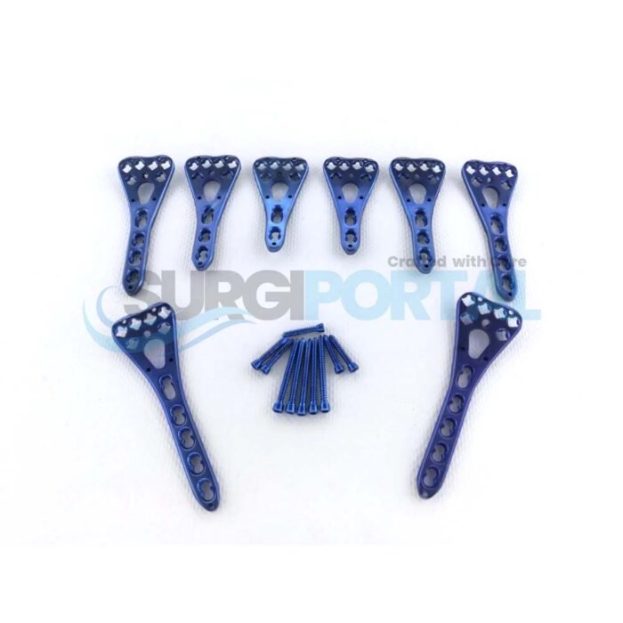 Distal Radius Volar Locking Plates 2 5 Holes L R with Screws - Image 1