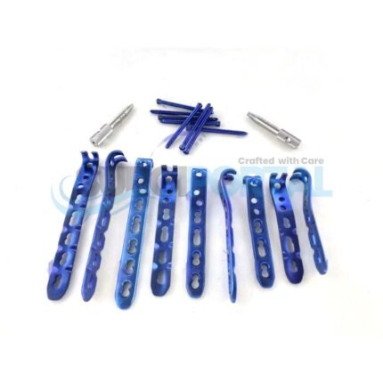 Ankle Hook Plate LCP 3.5mm Set with LCP Screws
