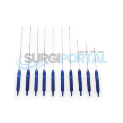 Liposuction Fixed Handle Fat Grafting Cannula Set of 10 Plastic Cosmetic Surgery