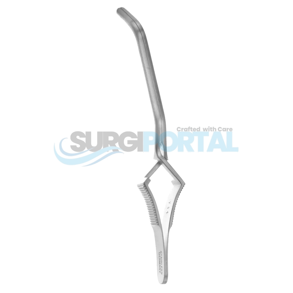 4 3 4″ Gregory “soft” Bulldog Clamp – Right 5 1/2" Kitzmiller Clamp – Right Angled Jaw, Titanium - Image 1