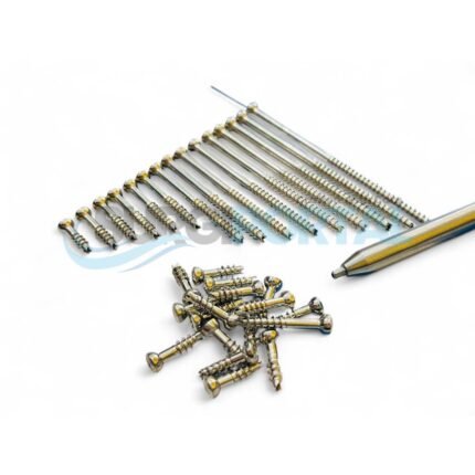 4mm Cannulated Cancellous Screws Partial Thread 14 to 90mm