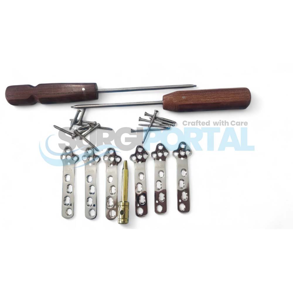 Untitled design - 200 Vet 3.5MM TPLO Broad Plates 80mm Long Left & Right With Screws - Image 1