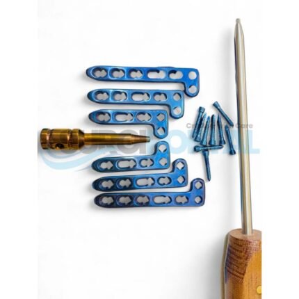 Dorsal Locking Distal Radius Variable Angle L Plate with Screws