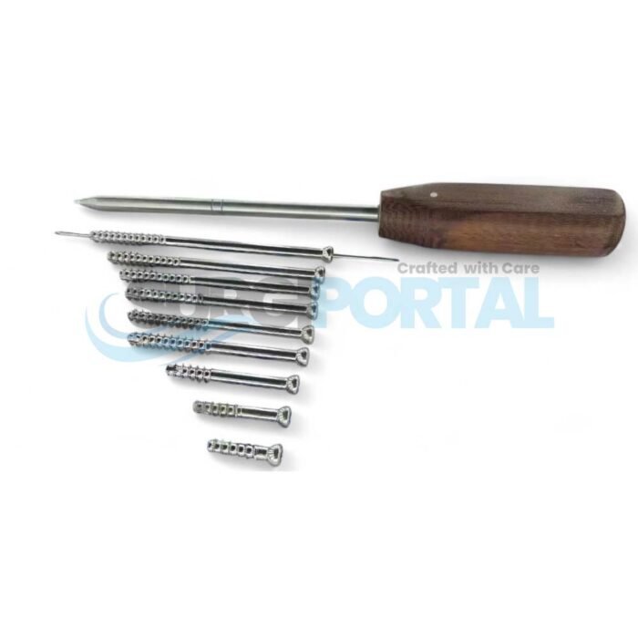 6.5mm Cannulated Cancellous Screws 32mm Thread Stainless Steel - Image 1