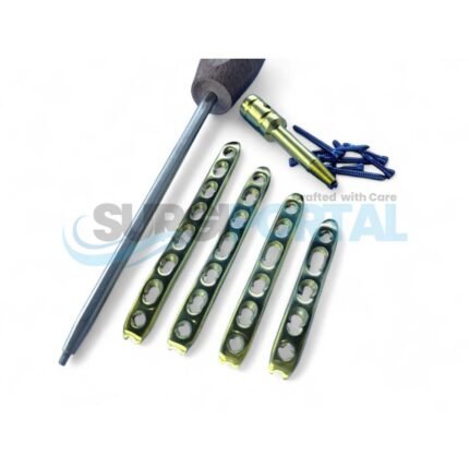 Dorsal Locking Distal Radius Straight Plate with Screws Set Stainless Steel
