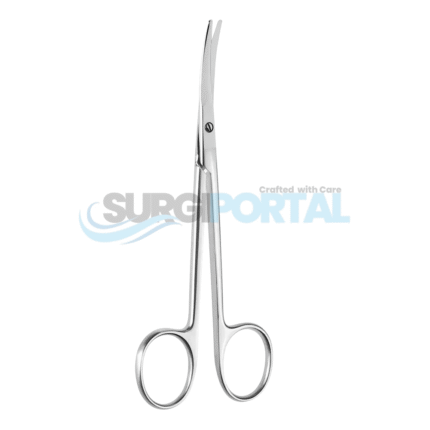 5½ inch Vascular Forceps Curved Jaw with 1×2 Teeth