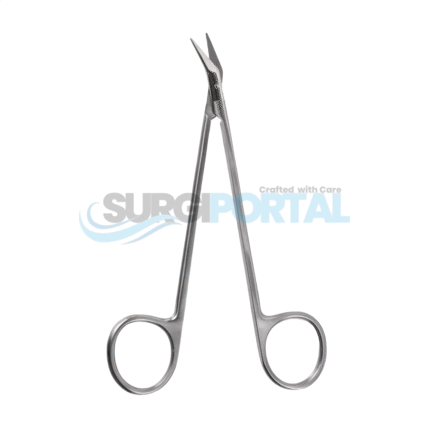 5" Peripheral Vascular Scissors, 25° Angled