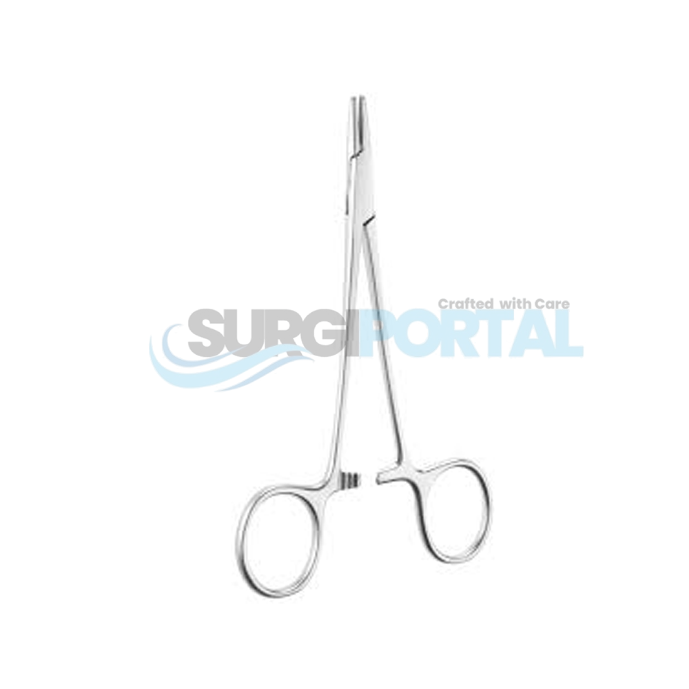 5 inch 1 8″ Converse Needle Holder – Vertical Serrated Jaws, 5 inch 1/8" Converse Needle Holder – Vertical Serrated Jaws, Large Rings - Image 1