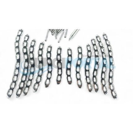 Anterior Clavicle Locking Plate with 3.5mm Screws Set Stainless Steel