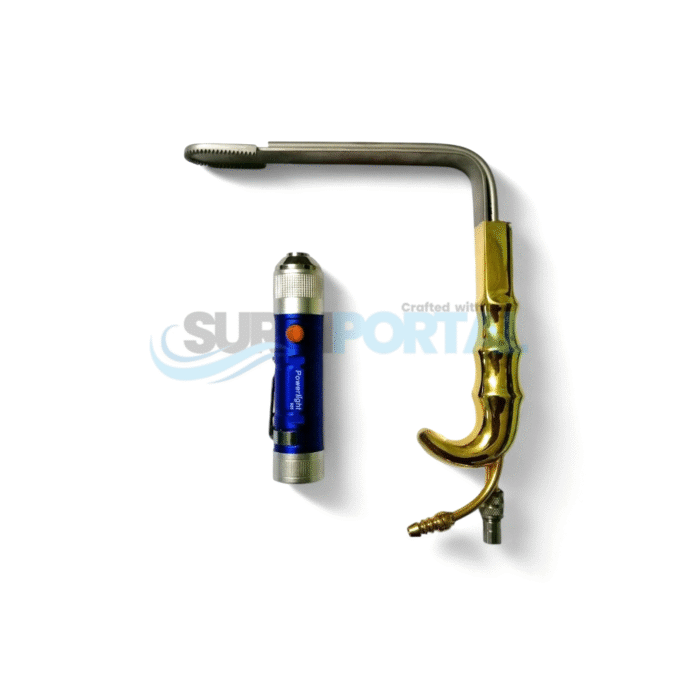 Tebbetts Fiber Optic With LED Light Breast Retractor 150mm x 30mm - Image 1