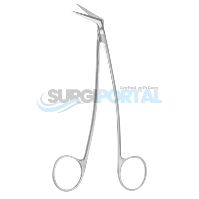 6½" Favaloro Coronary Artery Scissors, 120° Angled - Image 1