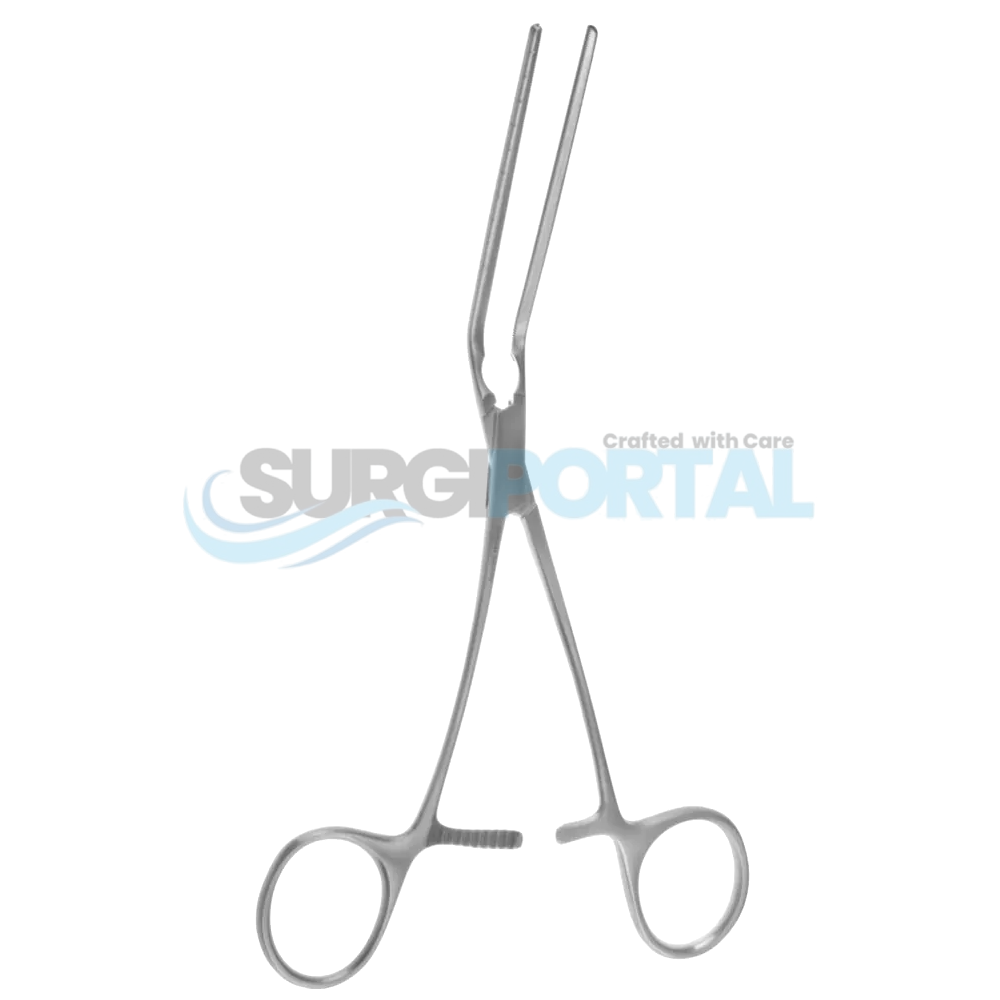 7 1 2″ Cooley Peripheral Vascular Clamp 10 1/2" Pelvic Clamp Straight - Image 1