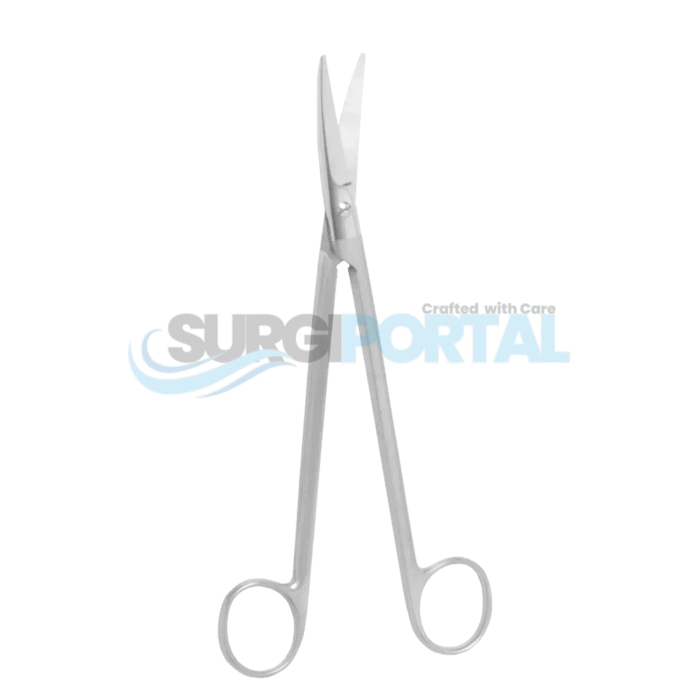 7¼" Cooley Cardiovascular Scissors, Curved - Image 1