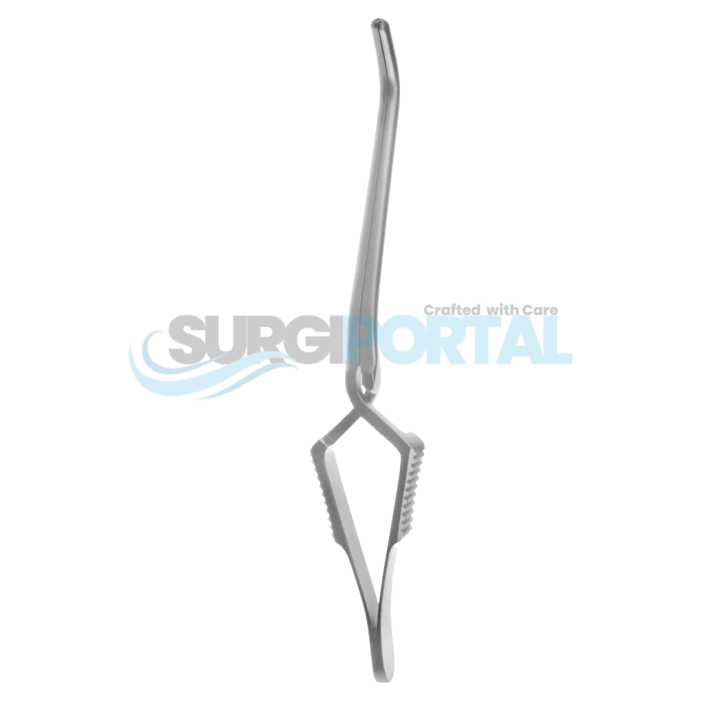 Cooley Coarctation Clamp Angled Shank Straight Jaw 10.0cm DeBakey Bulldog Clamp Straight 4.5cm Jaw - Image 1