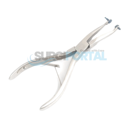 Dental Crown Gripper Remover Pliers 6 Angled W Replaceable Silicone Tip