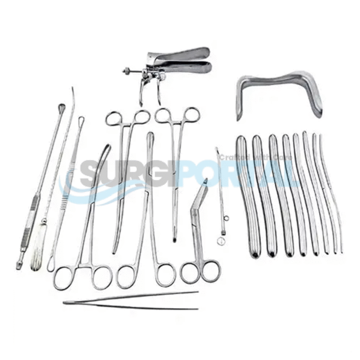 Obstetrics Gynecology Surgical Instrument Set - Image 1