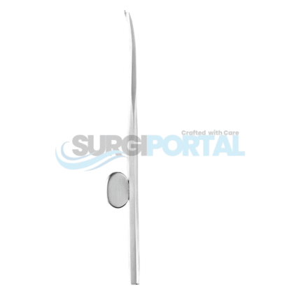 Cook Osteotome – 6 inch 1/4″, 5mm Cut Edge, Straight Left Guard