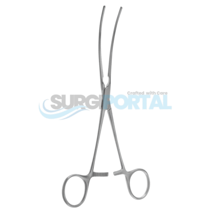 Cooley Curved Peripheral Vascular Clamp