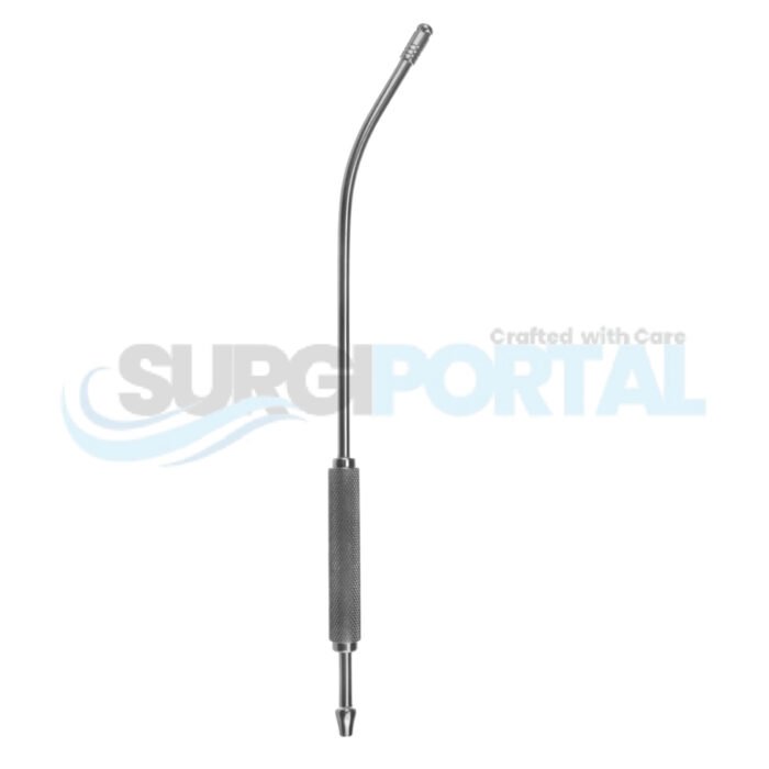 1/4 x 11 1/2'' Cooley Suction Tube – Vascular Round Perf End - Image 1