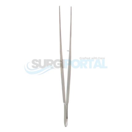 Gillies Thumb Forceps 10" 2 mm Tips Serrated