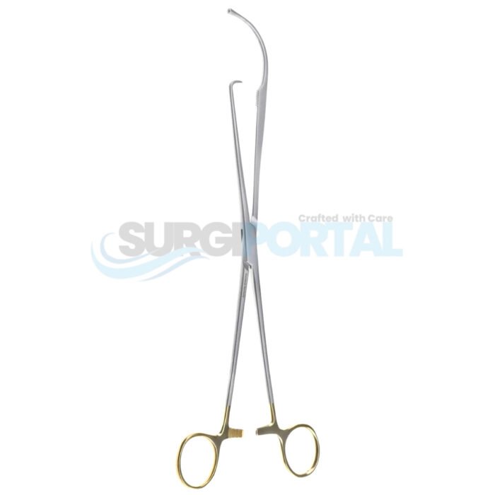 Hulka Tenaculum Forceps 11½ inch Single Tooth Probe Tip - Image 1