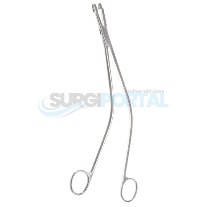 Schubert Forceps Curved 11 inch - Image 1