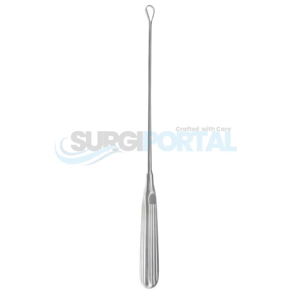 resized_processed_11 Sims Uterine Curette sharp mall #6 11" Sims Uterine Curette Sharp Small Size #6 - Image 1