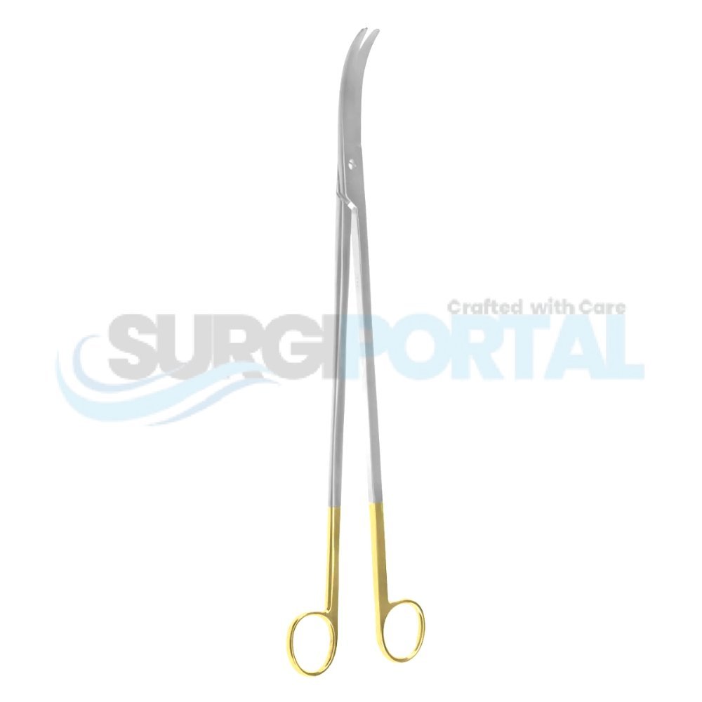 resized_processed_14 Jorgensen Scissors cvd TC 14" Jorgensen Scissors – Curved, TC Inserts - Image 1