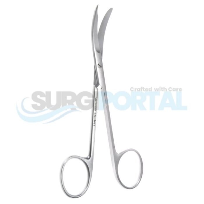 4 3/4" Spencer Suture Scissors Curved Sideways - Image 1