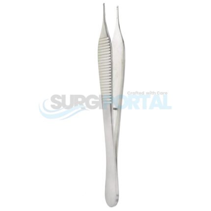 4 3 4 Spike Tooth Adson Forceps 120mm