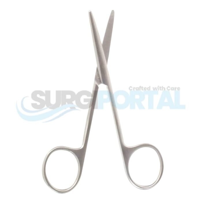 4" Strabismus Scissors straight Blunt Blunt - Image 1