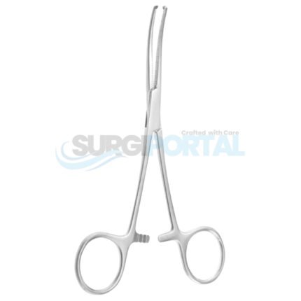 5 ½″ Kocher Hemostatic Forceps, Curved, 1×2 Teeth