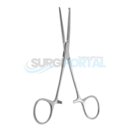 5 ½″ Kocher Hemostatic Forceps, Straight, 1×2 Teeth