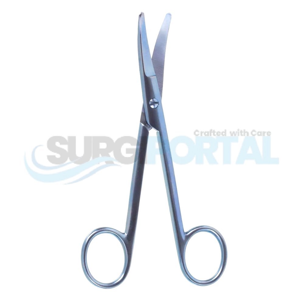 resized_processed_5 1 2 Mayo Scissors cvd beveled titanium Mayo Scissors, Curved, Beveled Blades, 5½", Titanium - Image 1
