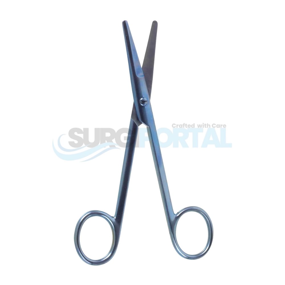 resized_processed_5 1 2 Mayo Scissors straight beveled titanium 5 ½″ Mayo Scissors, Straight, Beveled, Titanium - Image 1