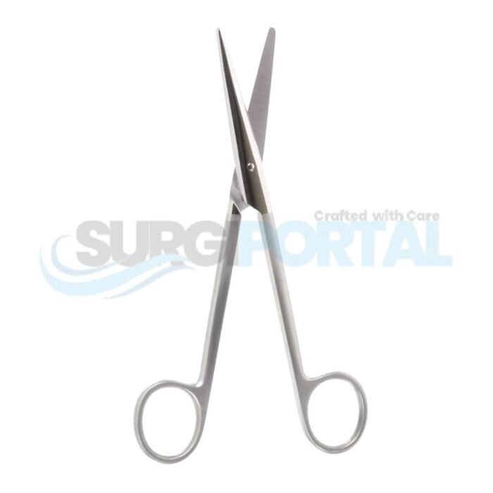 5 1/2" Mayo Scissors – Straight, Round Tips - Image 1