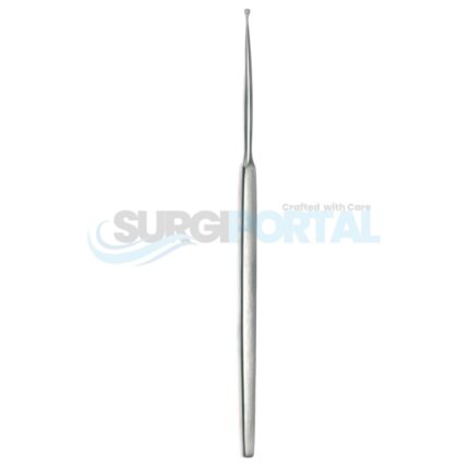 5 1/2" Fox Dermal Curette 2mm Dia