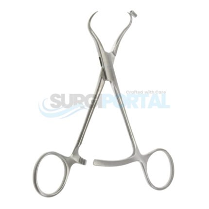 5 ¼" Bone-Holding Forceps with Drill Guide
