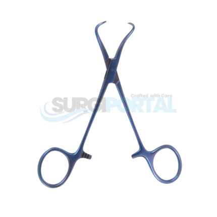 Backhaus Towel Clamp 4 inch Titanium