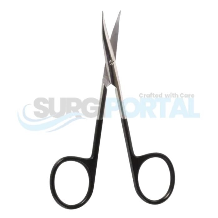 5" Stevens Scissors, Straight, Large Rings, SuperCut - Image 1