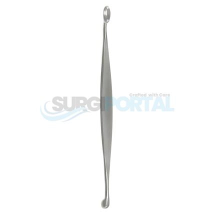 5" Volkman Curette oval round Double Ended