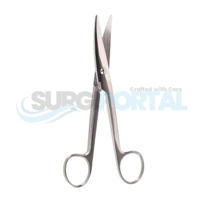 6 1/2" Mayo-Noble Dissecting Scissors – Curved, Round Tips - Image 1