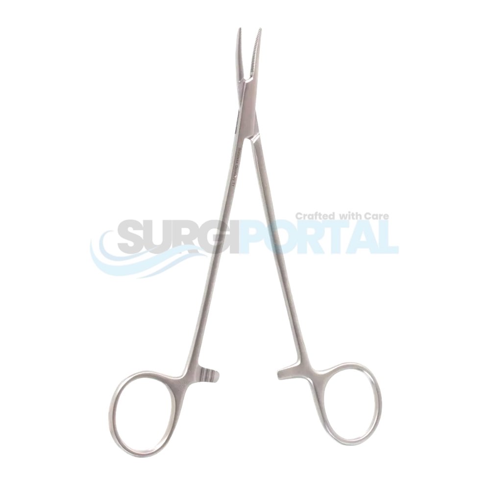 resized_processed_6 1 4 Hoyt Hemostatic Forceps delicate jaw curved 5½ inch Providence Hospital Hemostatic Forceps Curved - Image 1