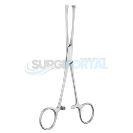 6 ¼ inch Lockwood Allis Tissue Forceps 4×5 Teeth