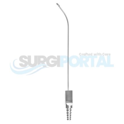 6 1/8 Sinus Suction Tube lt curve 2.9mm
