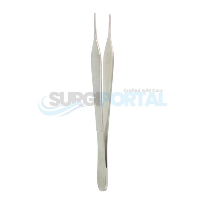 6" Adson Delicate Tissue Forceps with 1×2 Teeth - Image 1