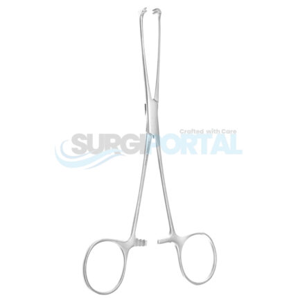 6 inch Allis Tissue Forceps Narrow with Parallel Serrations