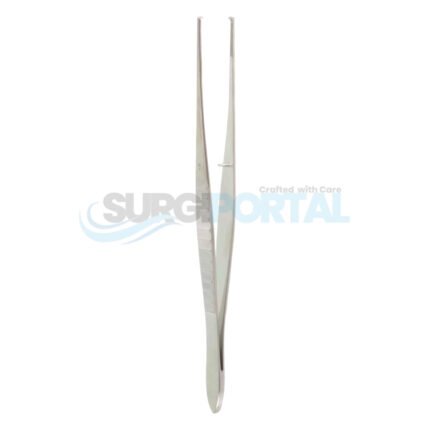 8 ¾" Curtis Tissue Forceps, Serrated, 1×2 Teeth